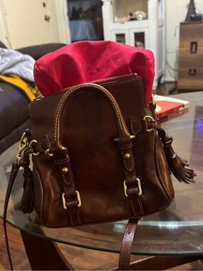 Dooney & Bourke Florentine Nano Satchel Chestnut